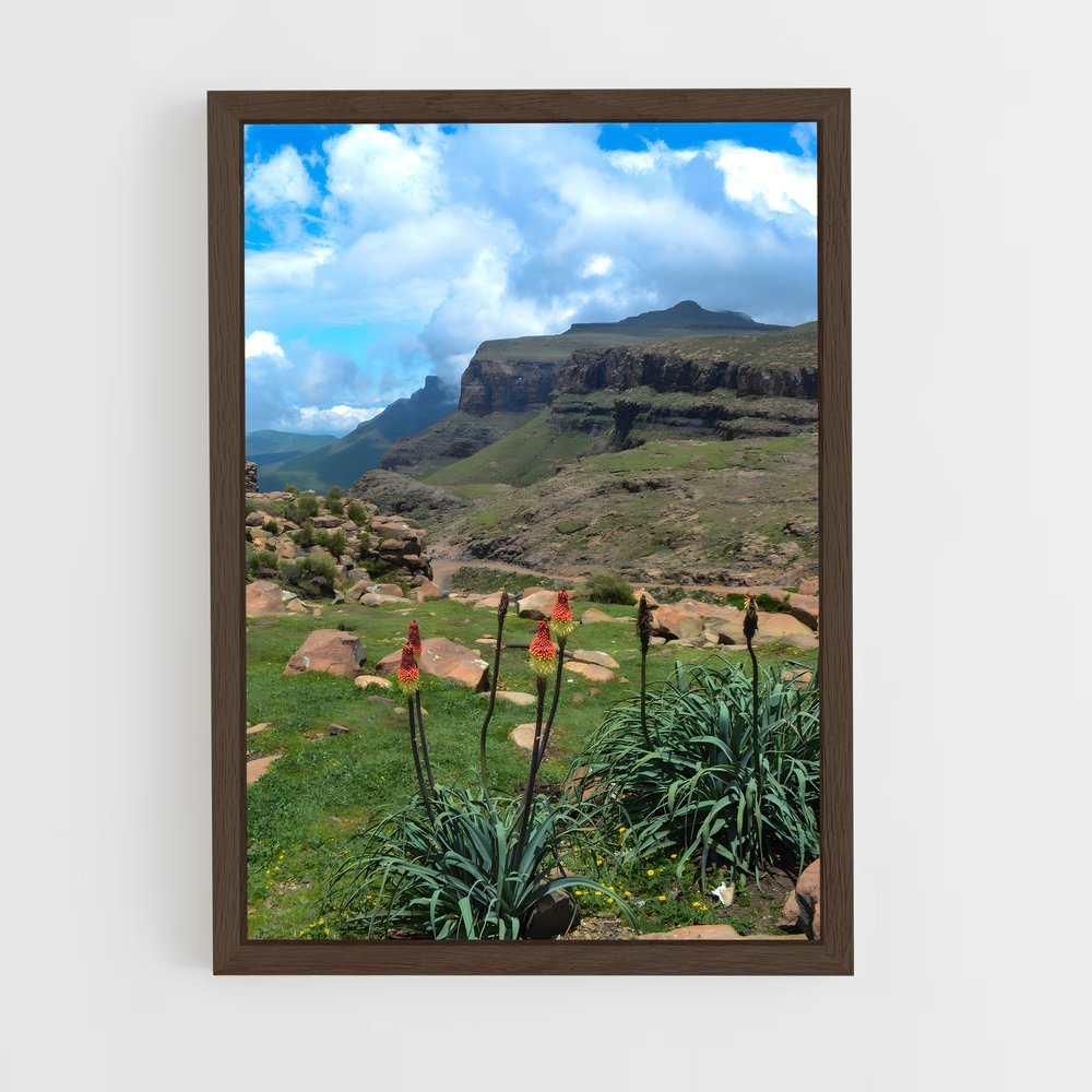 ap-lesotho-3 cadre Bois foncé