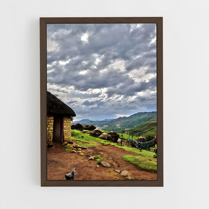 ap-lesotho-4 cadre Bois foncé