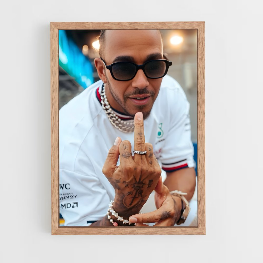 ap-lewis hamilton-2 cadre Bois clair