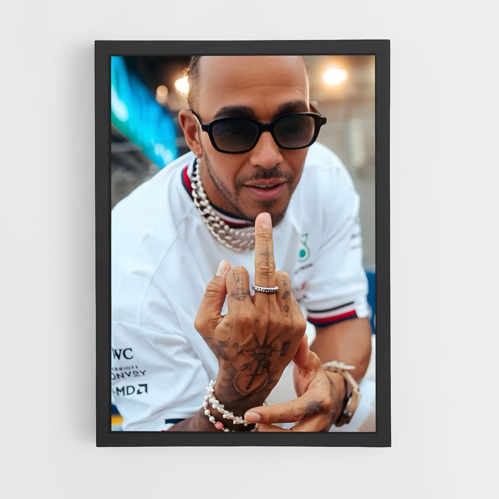 ap-lewis hamilton-2 cadre Noir
