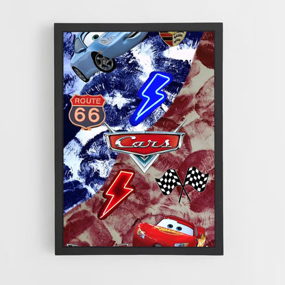 ap-lightning mcqueen cars-5 cadre Noir