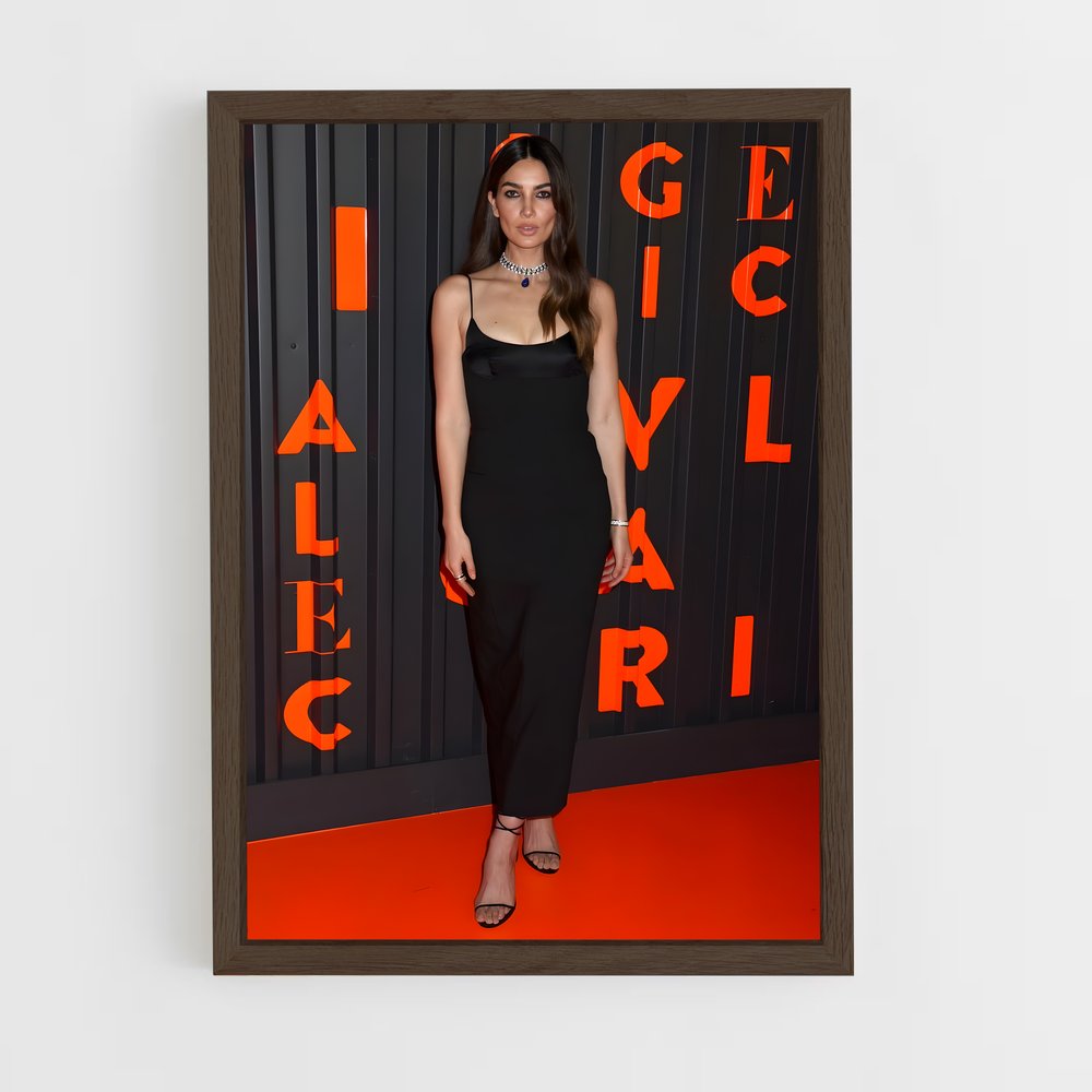 ap-lily aldridge-8 cadre Bois foncé