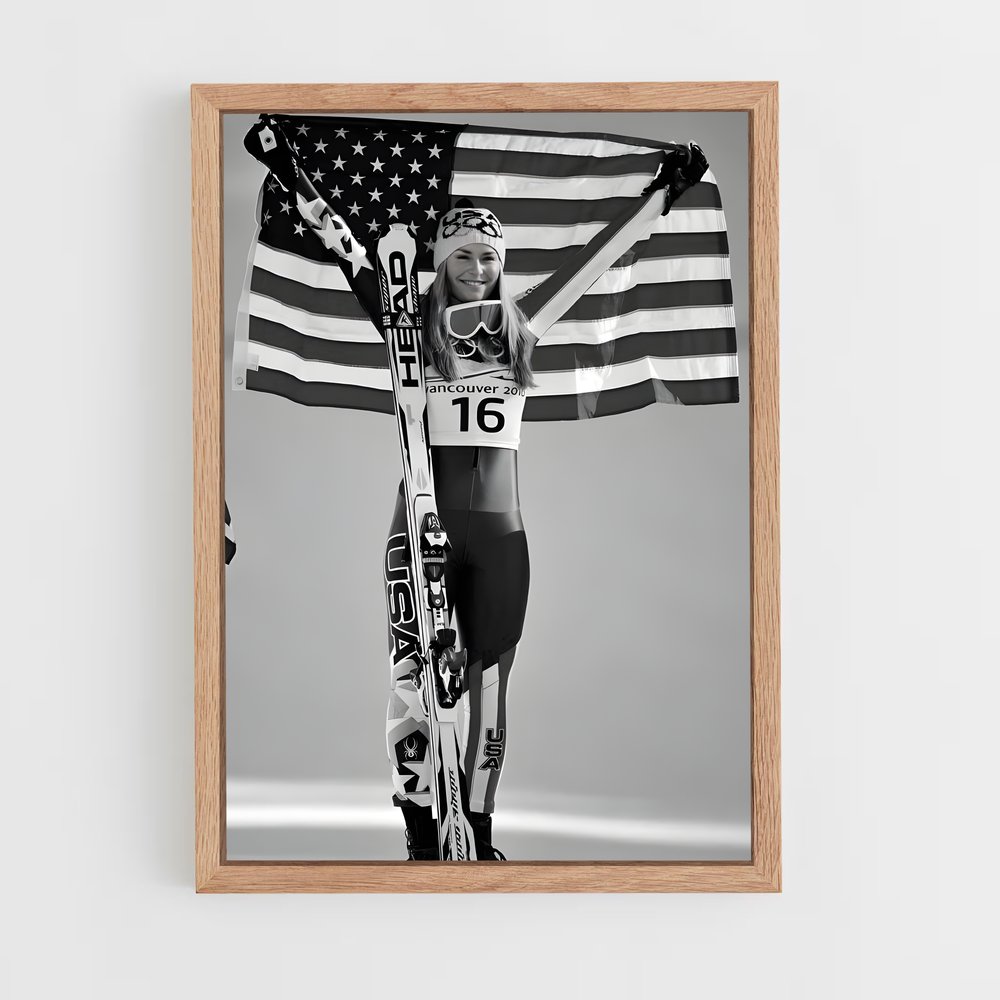 ap-lindsey vonn-4 cadre Bois clair