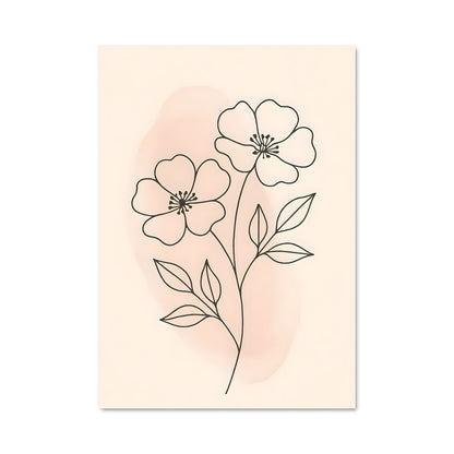 Poster Fleur Éthérée