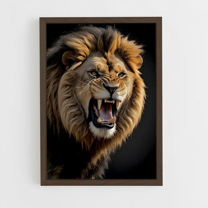ap-lion-7 cadre Bois foncé