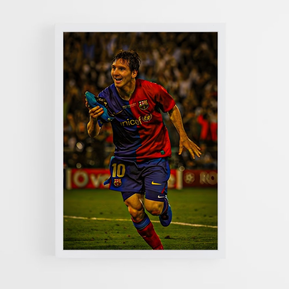ap-lionel messi-13 cadre Blanc