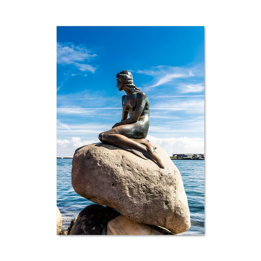 Poster Little mermaid statue 90114