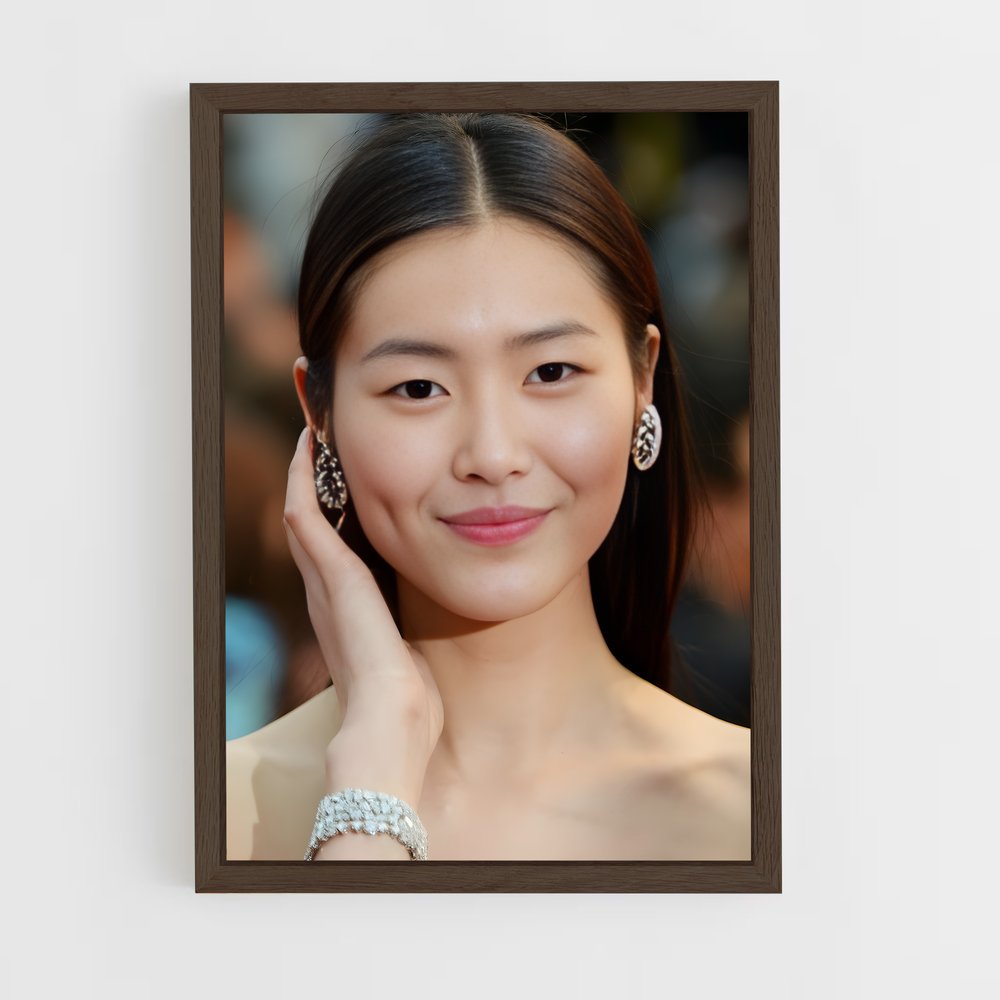 ap-liu wen-4 cadre Bois foncé