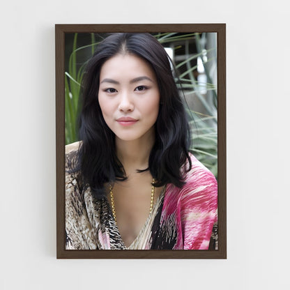 ap-liu wen-6 cadre Bois foncé