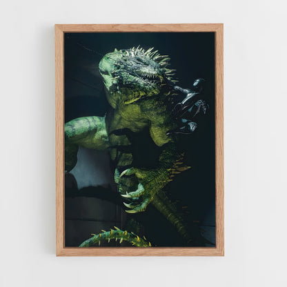ap-lizard spider-man-5 cadre Bois clair