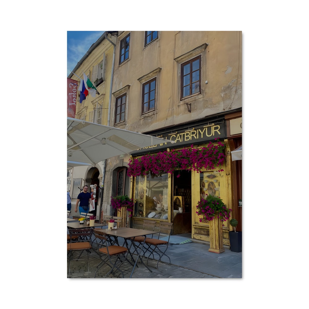 Poster Terrasse Ljubljana