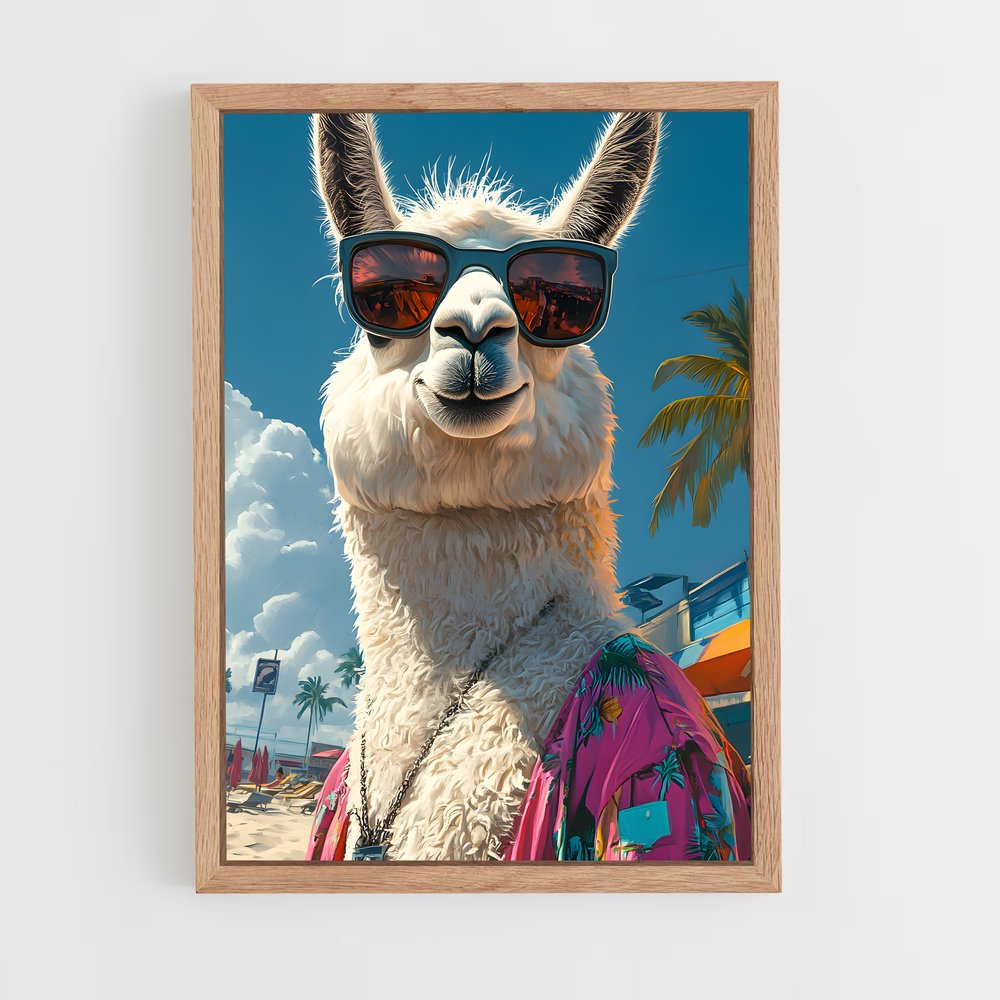 ap-llama-12 cadre Bois clair