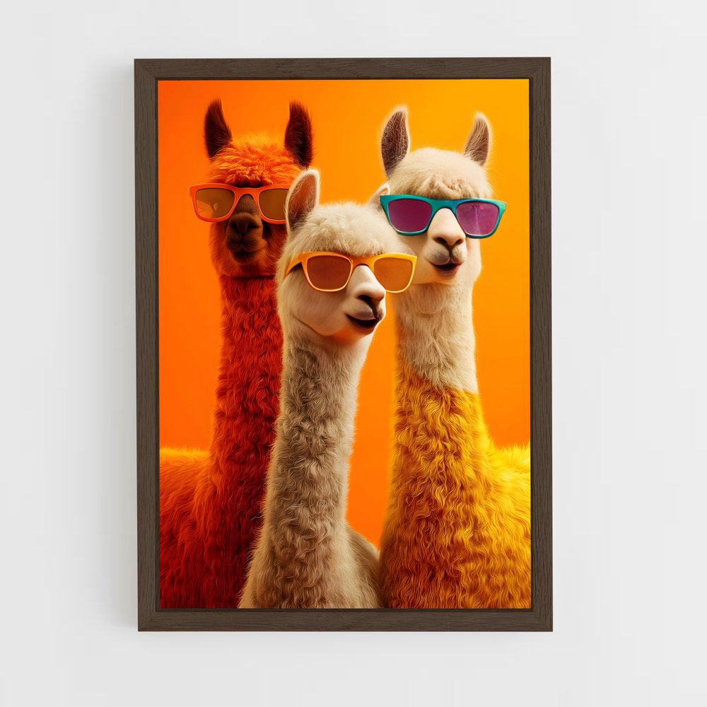 ap-llama-3 cadre Bois foncé