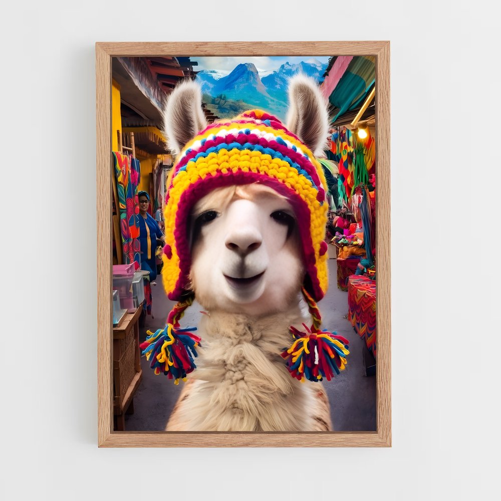ap-llama-9 cadre Bois clair