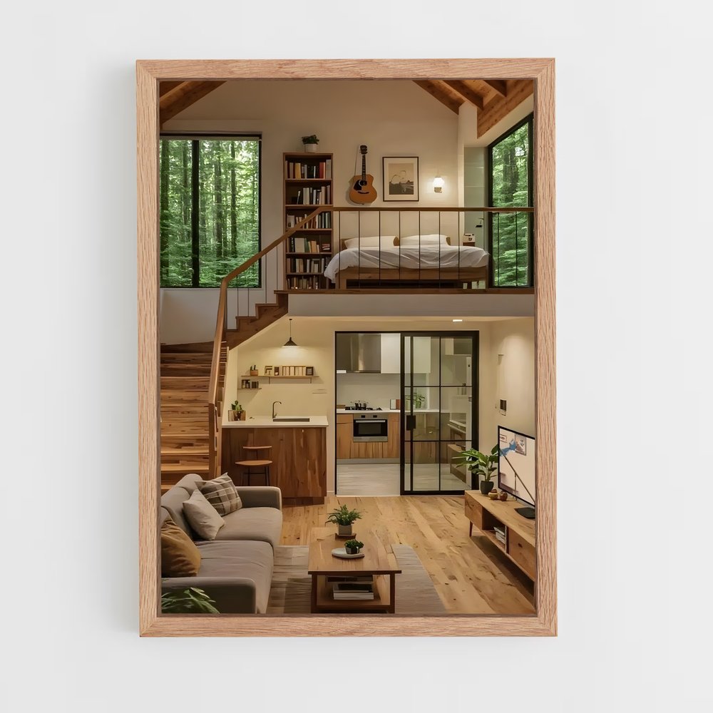 ap-loft-2 cadre Bois clair