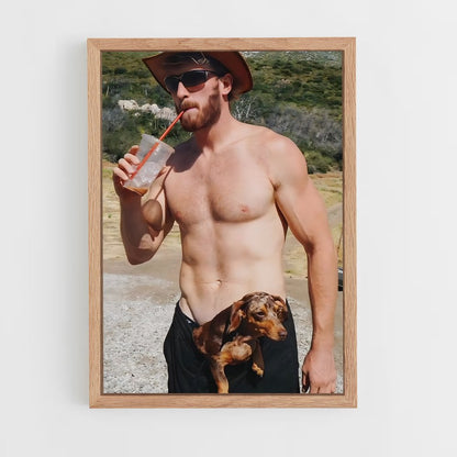 ap-logan paul-2 cadre Bois clair