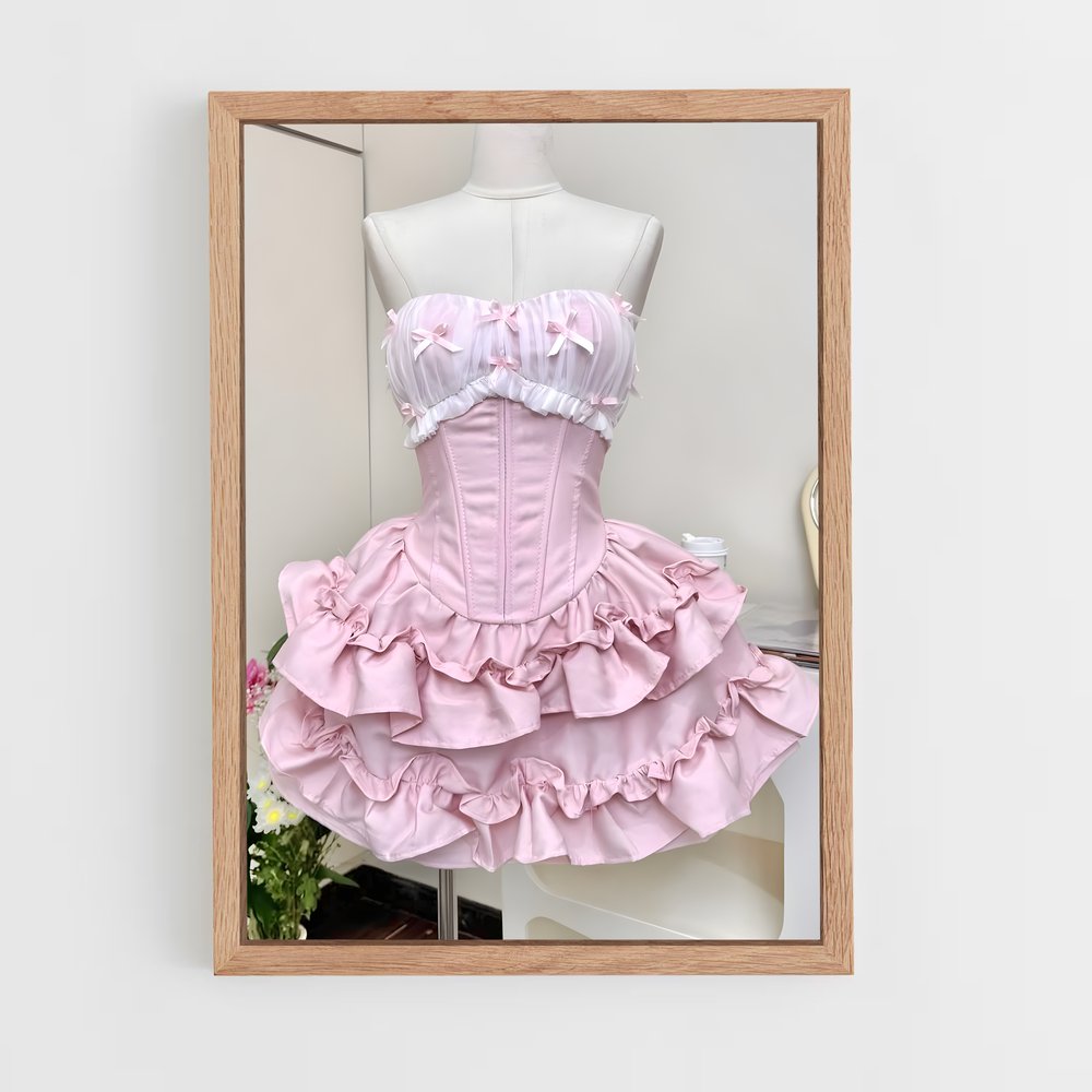 ap-lolita fashion-8 cadre Bois clair