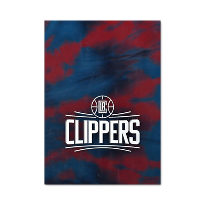 Poster Tie-Dye Clippers
