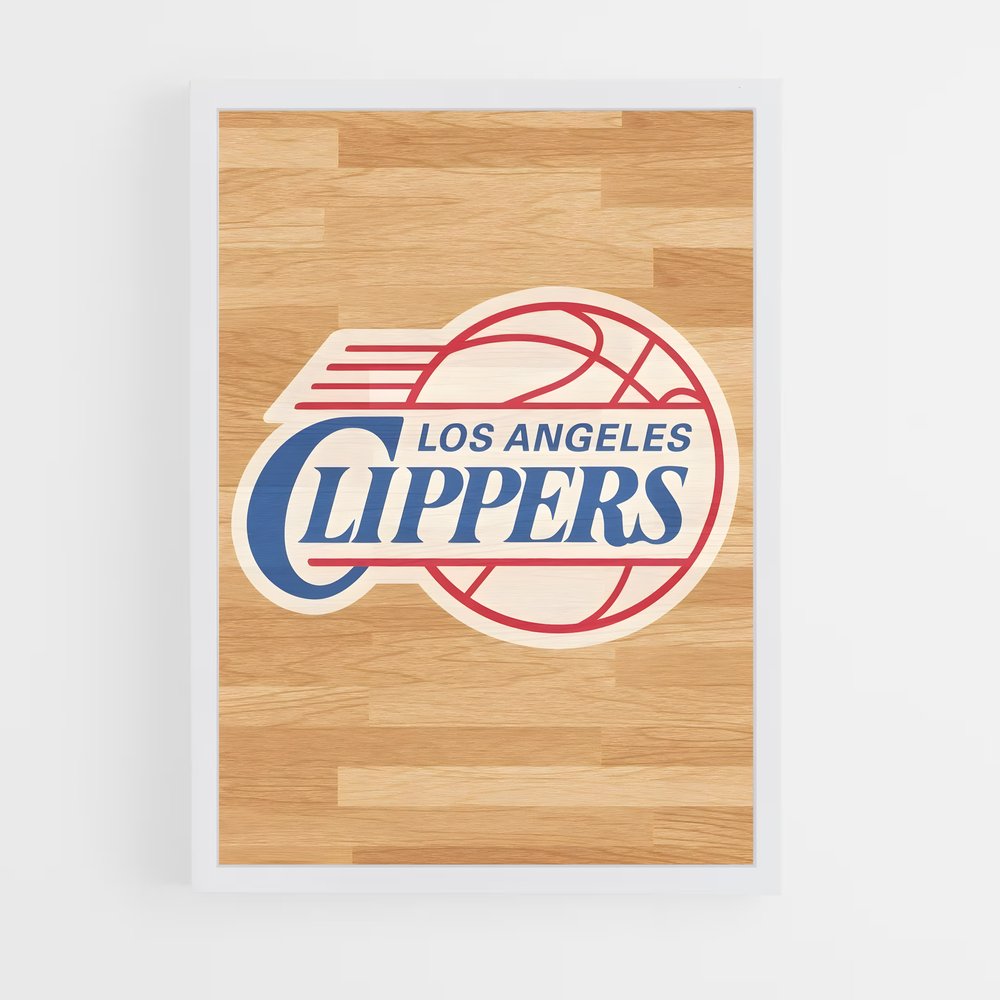 ap-los angeles clippers-12 cadre Blanc