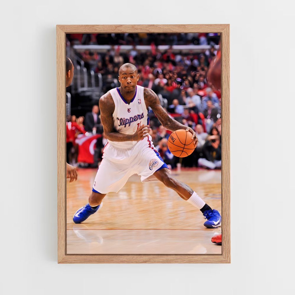 ap-los angeles clippers-13 cadre Bois clair