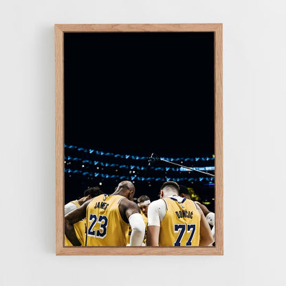 ap-los angeles lakers-10 cadre Bois clair
