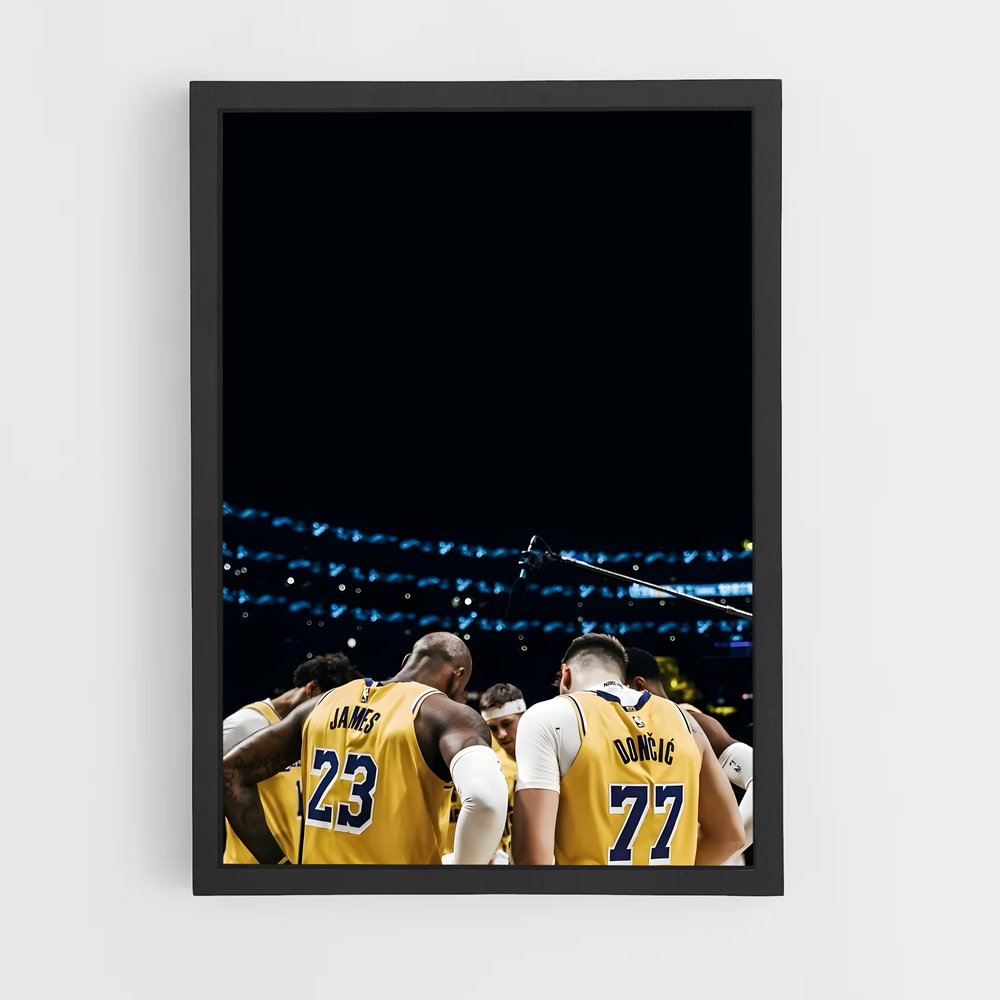ap-los angeles lakers-10 cadre Noir
