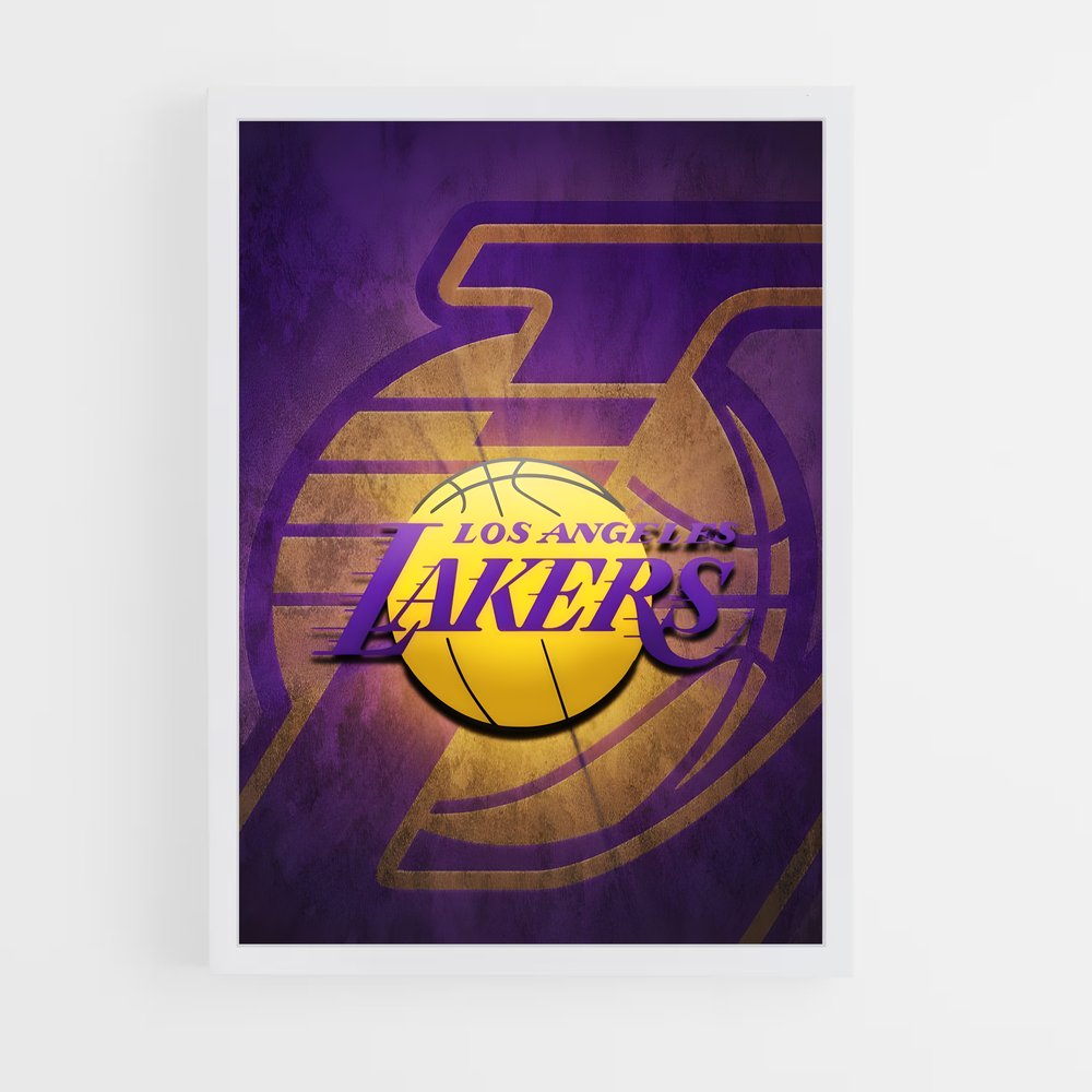 ap-los angeles lakers-9 cadre Blanc