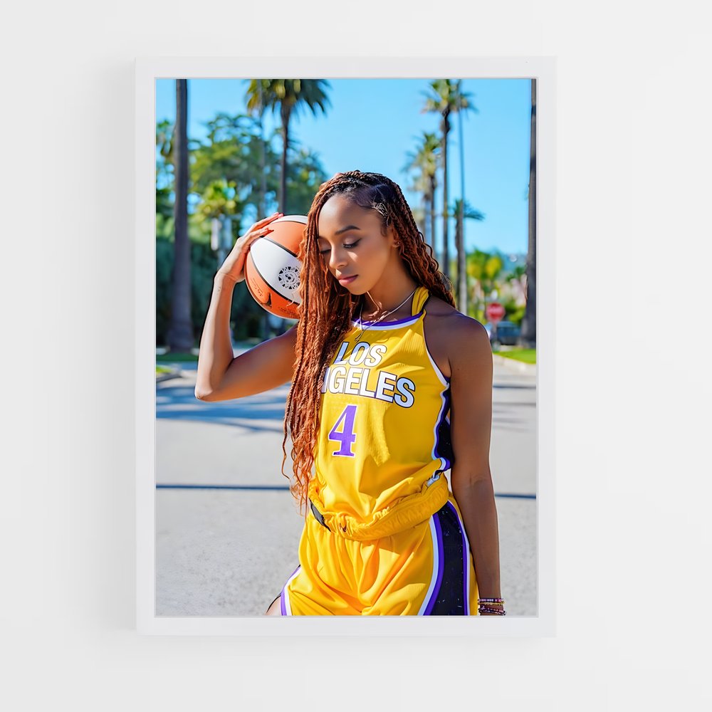 ap-los angeles sparks-5 cadre Blanc