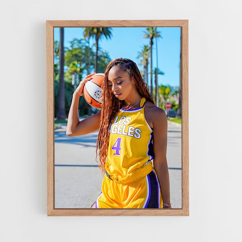 ap-los angeles sparks-5 cadre Bois clair