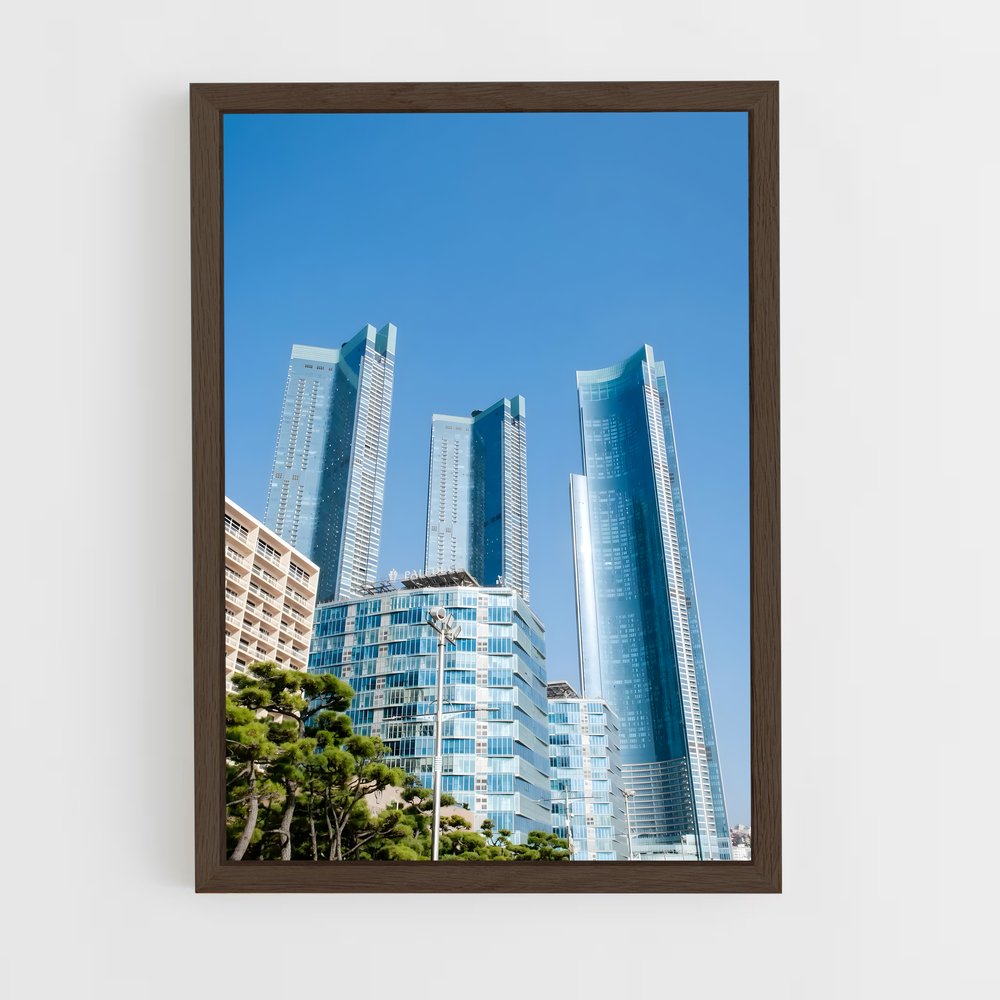 ap-lotte world tower-2 cadre Bois foncé
