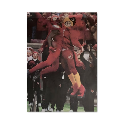 Poster Cardinal en Course