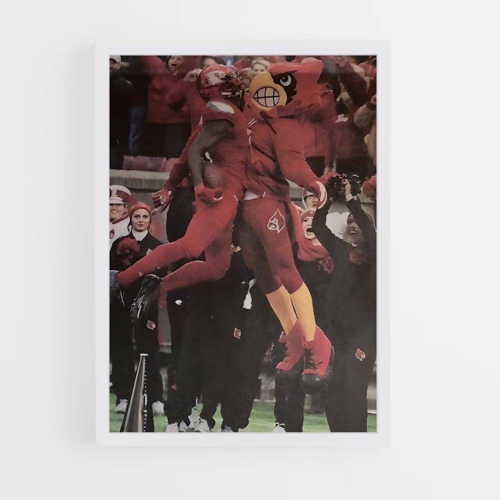 ap-louisville cardinals-2 cadre Blanc