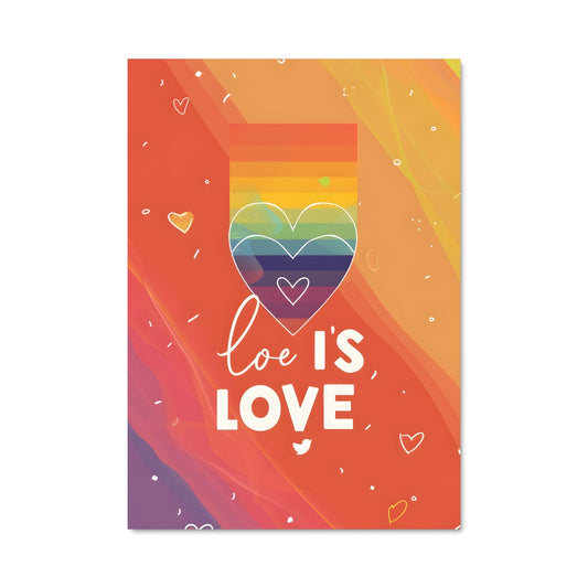 Poster Love is love 14744