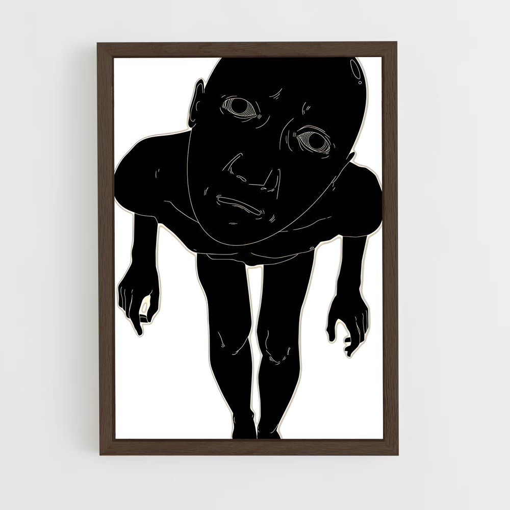 ap-lowbrow art-2 cadre Bois foncé