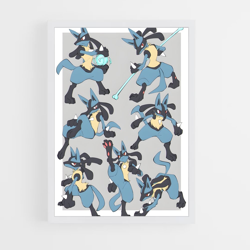 ap-lucario-4 cadre Blanc