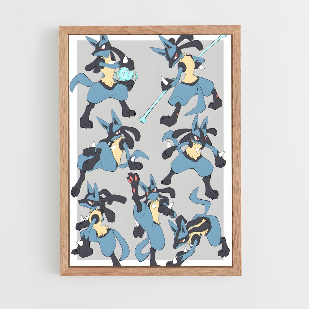 ap-lucario-4 cadre Bois clair