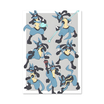 Poster Lucario et ses Amis