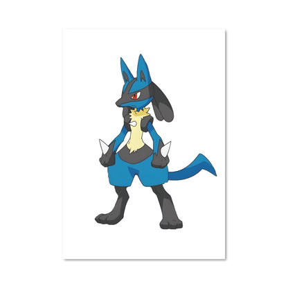 Poster Lucario Énergique