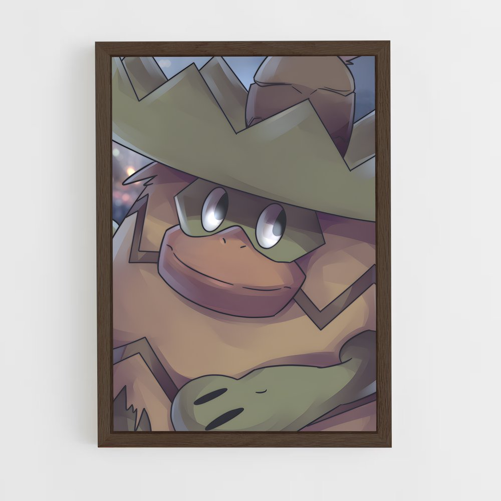 ap-ludicolo-3 cadre Bois foncé