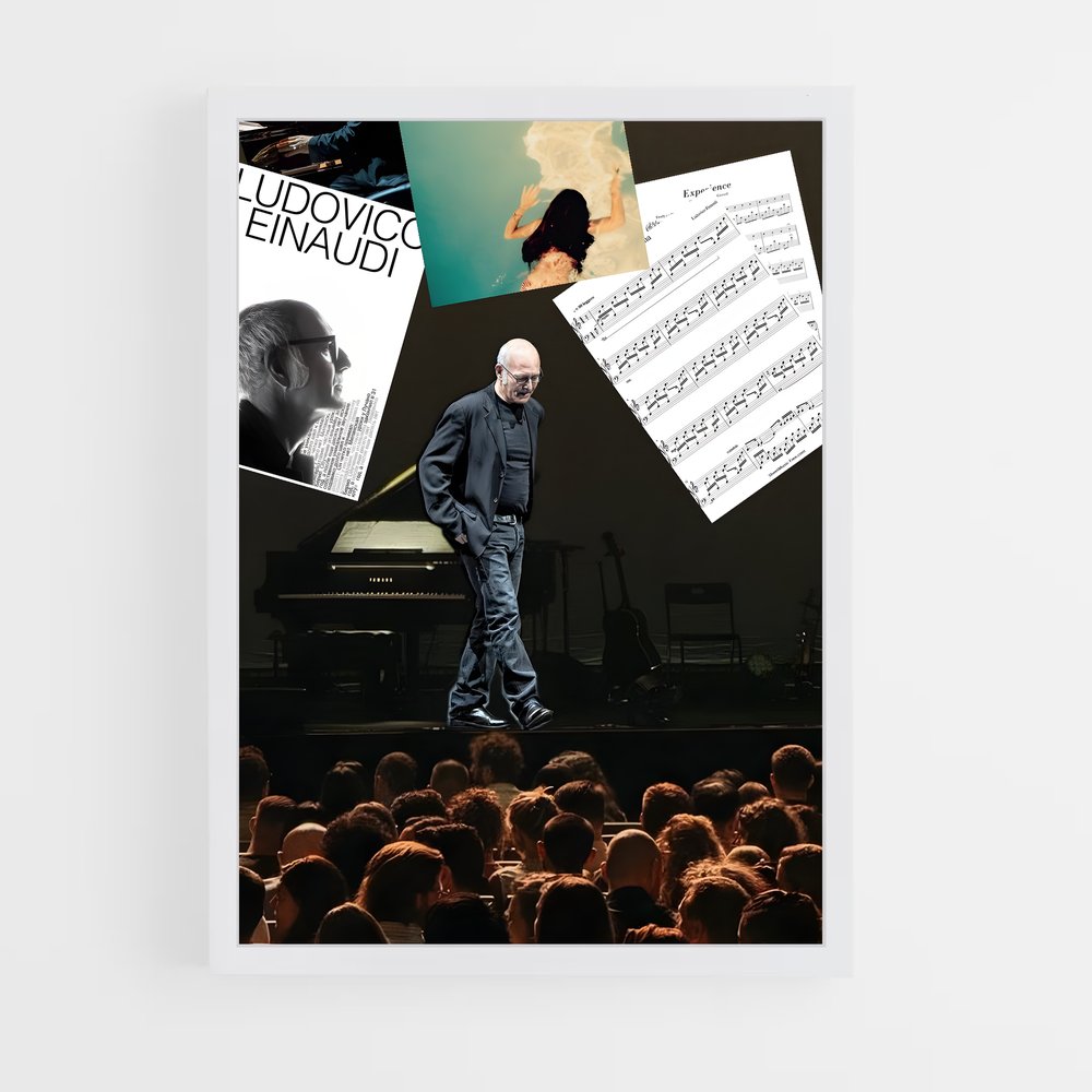 ap-ludovico einaudi-7 cadre Blanc