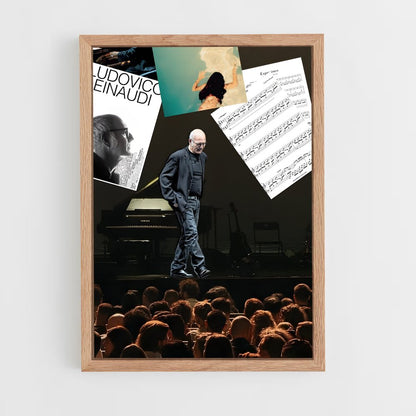 ap-ludovico einaudi-7 cadre Bois clair