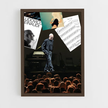 ap-ludovico einaudi-7 cadre Bois foncé