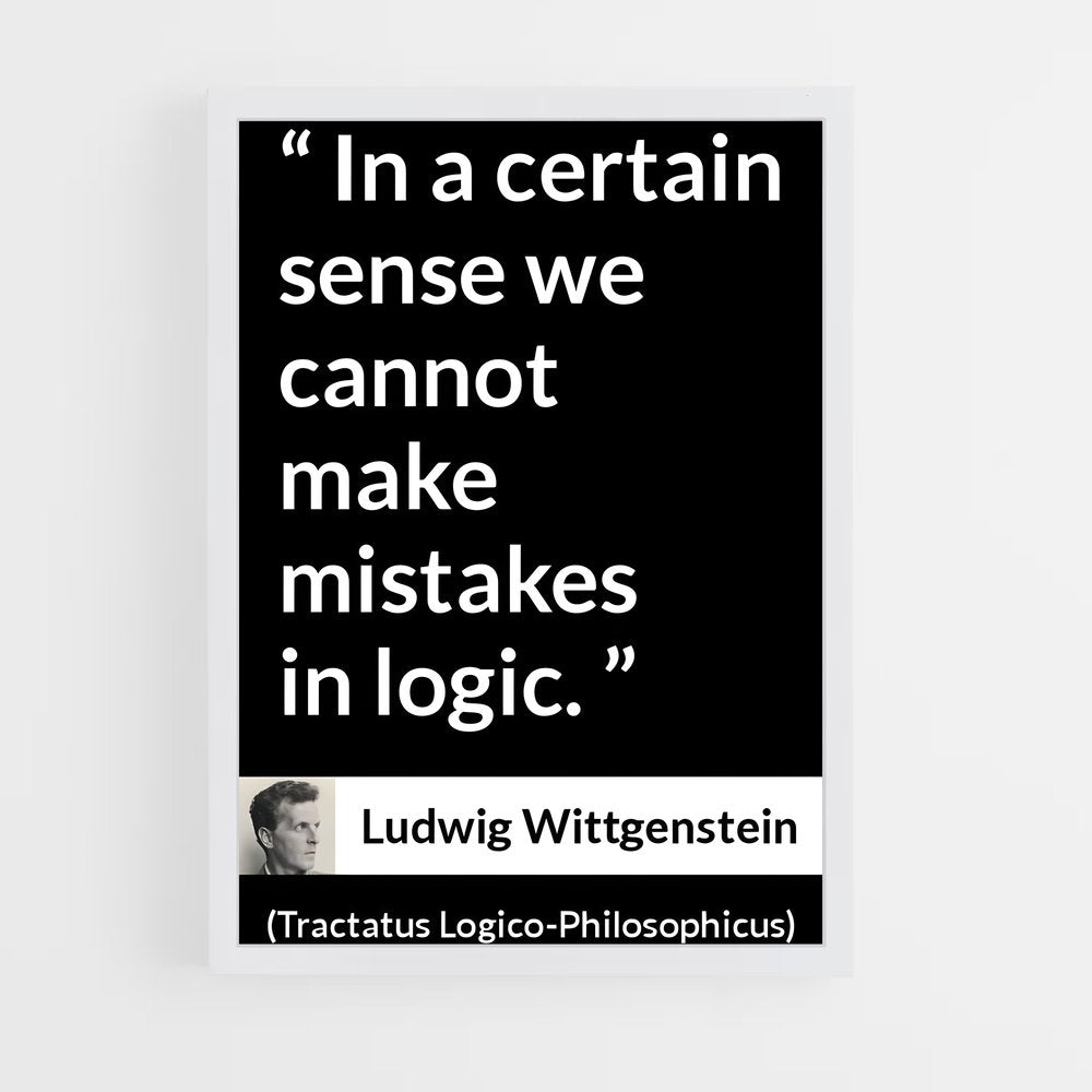 ap-ludwig wittgenstein-8 cadre Blanc