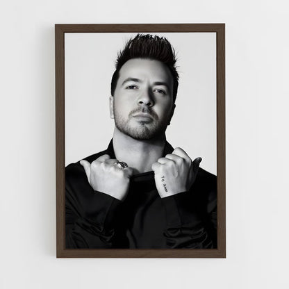 ap-luis fonsi-6 cadre Bois foncé