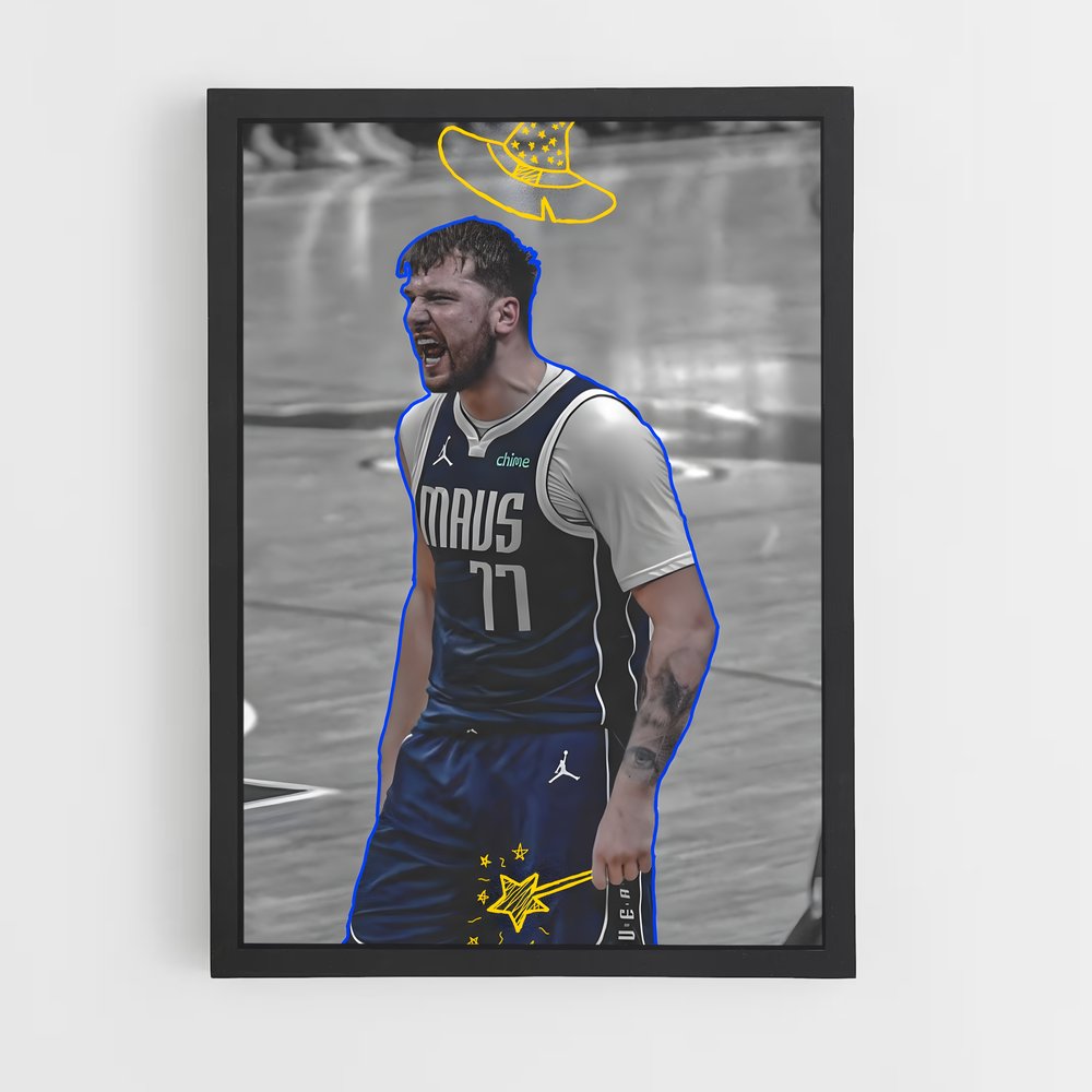 ap-luka doncic-1 cadre Noir