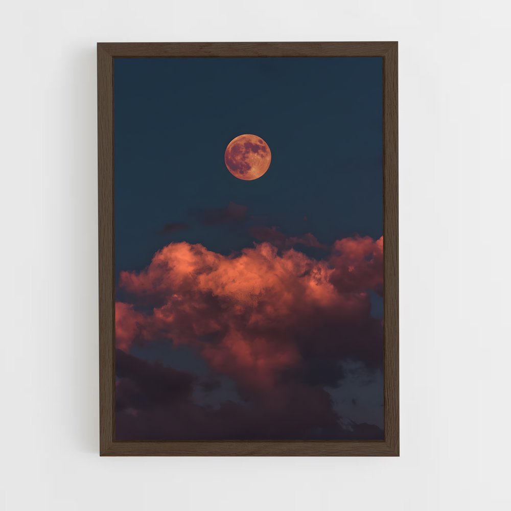 ap-lunar eclipse-4 cadre Bois foncé