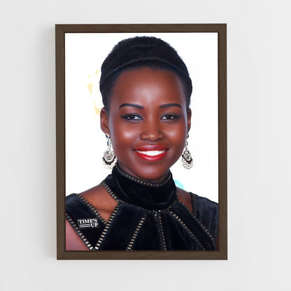 ap-lupita nyong'o-4 cadre Bois foncé