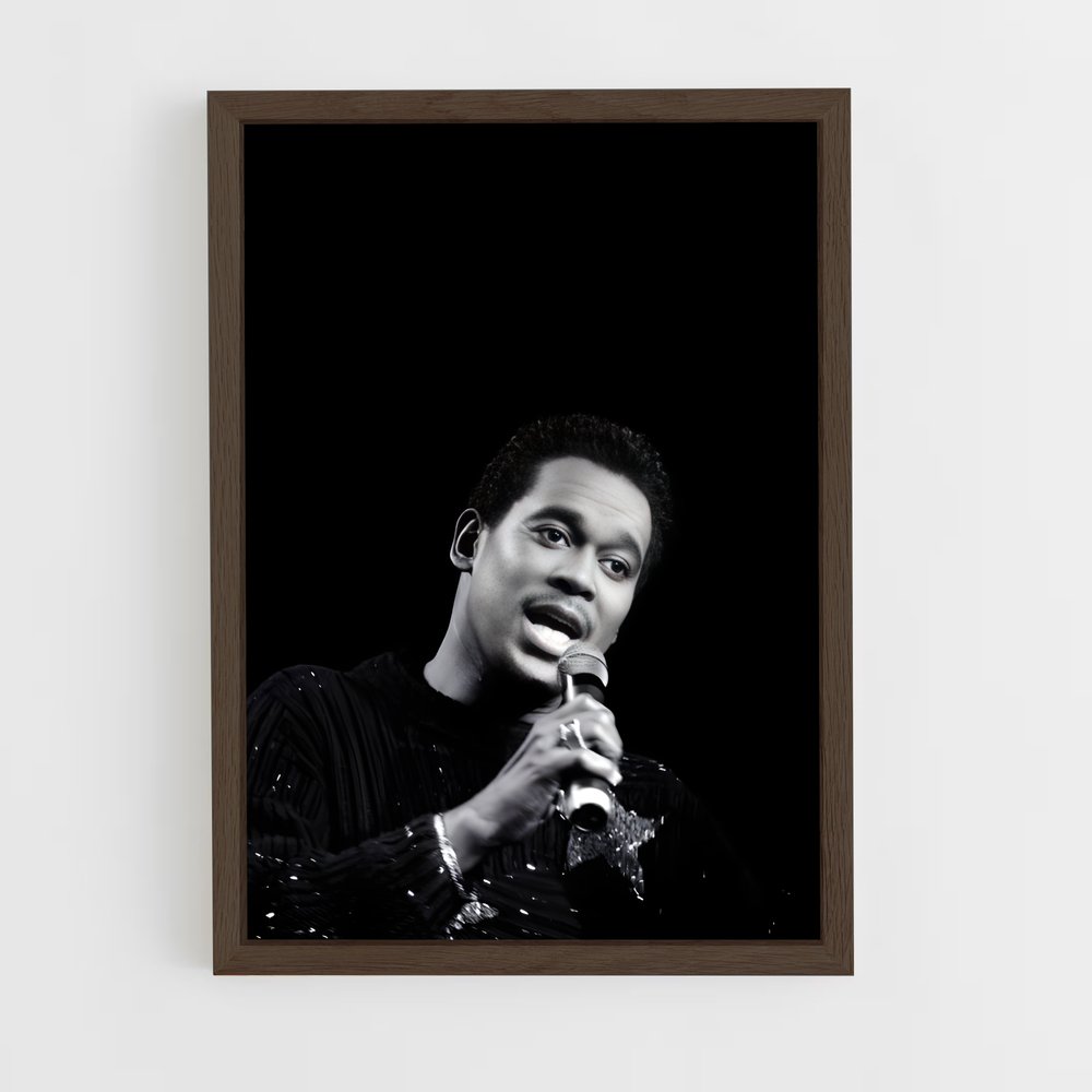 ap-luther vandross-6 cadre Bois foncé