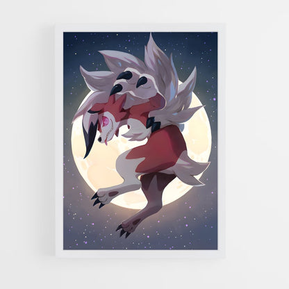 ap-lycanroc-1 cadre Blanc