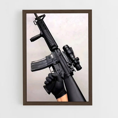 ap-m16-5 cadre Bois foncé